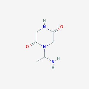 1-(1-Aminoethyl)piperazine-2,5-dione