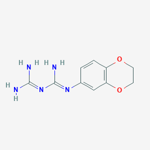 molecular formula C10H13N5O2 B11591038 N-2,3-dihydro-1,4-benzodioxin-6-ylimidodicarbonimidic diamide 