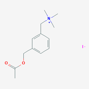 3-Acetoxymethyl-N,N,N-trimethylbenzenemethanaminium iodide
