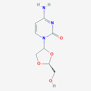 4-amino-1-[(2R)-2-(hydroxymethyl)-1,3-dioxolan-4-yl]pyrimidin-2-one