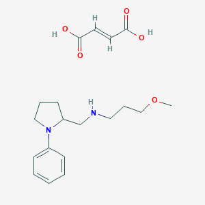 (-)-N-(3-Methoxypropyl)-1-phenyl-2-pyrrolidinemethanamine fumarate