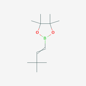 2-(3,3-Dimethylbut-1-EN-1-YL)-4,4,5,5-tetramethyl-1,3,2-dioxaborolane