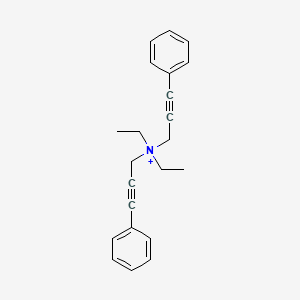 molecular formula C22H24N+ B11593262 N,N-diethyl-3-phenyl-N-(3-phenylprop-2-yn-1-yl)prop-2-yn-1-aminium 