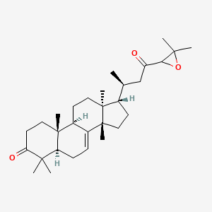 molecular formula C30H46O3 B1159354 24,25-Epoxytirucall-7-en-3,23-dione CAS No. 890928-81-1