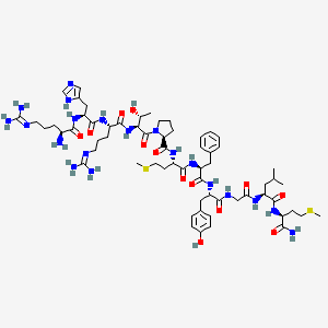 molecular formula C63H98N20O13S2 B1159357 C14TKL-1 