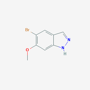 molecular formula C8H7BrN2O B115936 5-Bromo-6-methoxy-1H-indazole CAS No. 152626-78-3