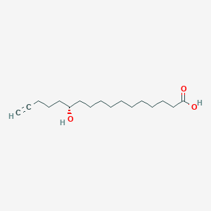 molecular formula C17H30O3 B115940 12(S)-hydroxy-16-Heptadecynoic Acid CAS No. 148019-74-3