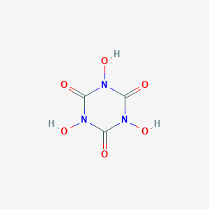 molecular formula C3H3N3O6 B115944 1,3,5-Trihydroxy-1,3,5-triazinane-2,4,6-trione CAS No. 143435-52-3
