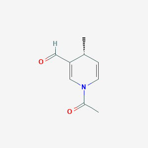 (4R)-1-acetyl-4-methyl-4H-pyridine-3-carbaldehyde