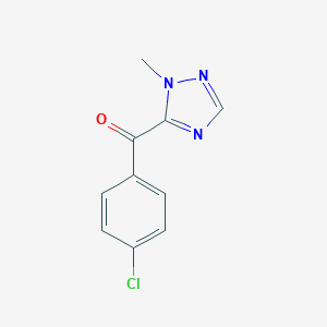 (4-chlorophenyl)(1-methyl-1H-1,2,4-triazol-5-yl)methanone