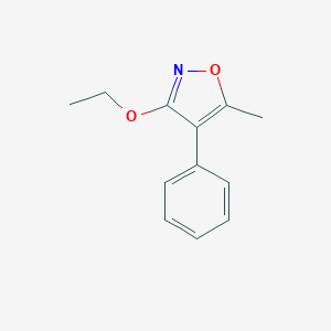 molecular formula C12H13NO2 B115957 3-Ethoxy-5-methyl-4-phenylisoxazole CAS No. 146197-26-4