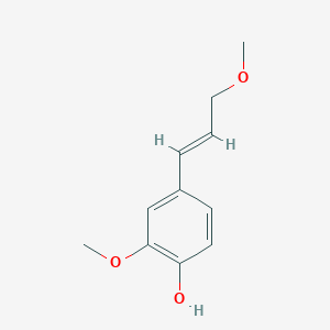 molecular formula C11H14O3 B1159573 gamma-Methoxyisoeugenol CAS No. 63644-71-3