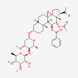molecular formula C44H62O14 B1159587 Tenacissoside I 
