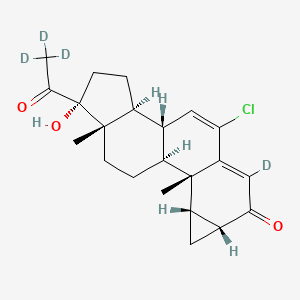 molecular formula C22H27ClO3 B1159588 Cyproterone-d4 