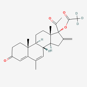 molecular formula C25H32O4 B1159604 Melengestrol Acetate-d3 