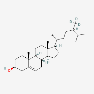 molecular formula C₂₈H₄₅D₃O B1159654 5-Cholesten-24(RS)-methyl-d3-3beta-ol 