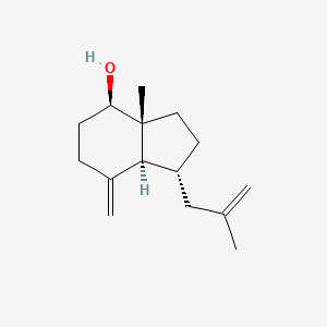 molecular formula C15H24O B1159698 4(15),11-Oppositadien-1-ol 