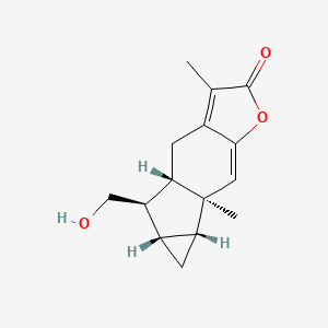 molecular formula C15H18O3 B1159937 Shizukanolide C 