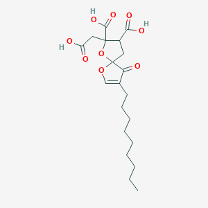 molecular formula C20H28O9 B115995 Trachyspic acid CAS No. 149718-37-6