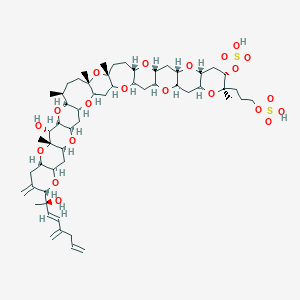 molecular formula C56H84O21S2 B000116 Homoyessotoxin CAS No. 196309-94-1