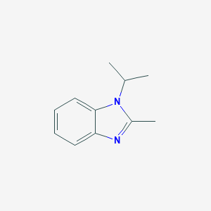 molecular formula C11H14N2 B116009 2-Methyl-1-propan-2-ylbenzimidazole CAS No. 141838-75-7