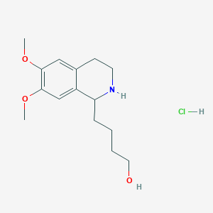 4-(6,7-Dimethoxy-1,2,3,4-tetrahydro-isoquinolin-1-yl)-butan-1-ol hydrochloride