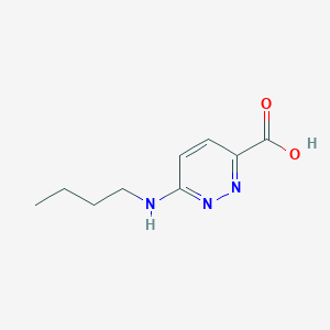 molecular formula C9H13N3O2 B116026 6-(Butylamino)pyridazine-3-carboxylic acid CAS No. 147165-12-6