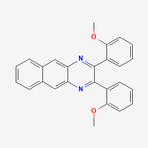molecular formula C26H20N2O2 B11602680 2,3-Bis(2-methoxyphenyl)benzo[g]quinoxaline 