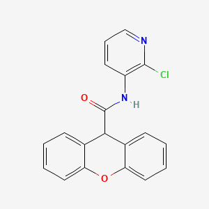 molecular formula C19H13ClN2O2 B11602793 N-(2-chloropyridin-3-yl)-9H-xanthene-9-carboxamide 