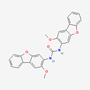 molecular formula C27H20N2O5 B11602983 N,N'-bis(2-methoxydibenzo[b,d]furan-3-yl)urea 