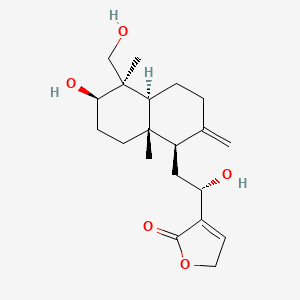 molecular formula C20H30O5 B1160308 14-Deoxy-12-hydroxyandrographolide CAS No. 219721-33-2