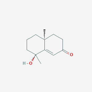 4-Hydroxy-11,12,13-trinor-5-eudesmen-7-one