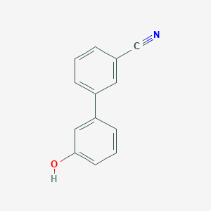 molecular formula C13H9NO B116034 3-(3-Hydroxyphenyl)benzonitrile CAS No. 154848-43-8