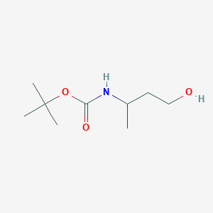 molecular formula C9H19NO3 B116039 叔丁基(4-羟基丁-2-基)氨基甲酸酯 CAS No. 146514-31-0