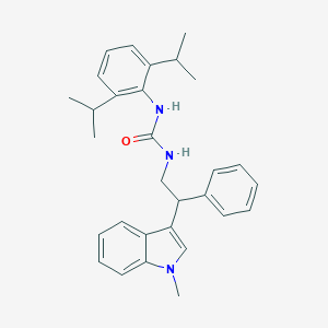 N-(2,6-Bis(1-methylethyl)phenyl)-N'-(2-(1-methyl-1H-indol-3-yl)-2-phenylethyl)urea