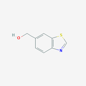 molecular formula C8H7NOS B011606 Benzo[d]thiazol-6-ylmethanol CAS No. 19989-66-3