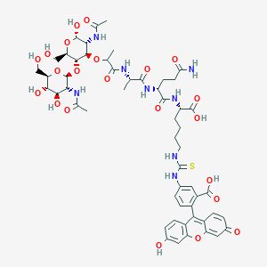 molecular formula C54H68N8O22S B116063 Gmdp-lys-flutc CAS No. 143873-62-5