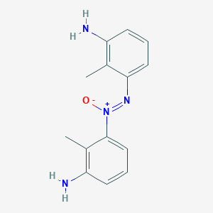 molecular formula C14H16N4O B116084 3,3'-Diamino-2,2'-dimethylazoxybenzene CAS No. 143922-96-7