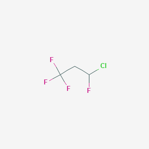 molecular formula C3H3ClF4 B116093 3-Chloro-1,1,1,3-tetrafluoropropane CAS No. 149329-29-3