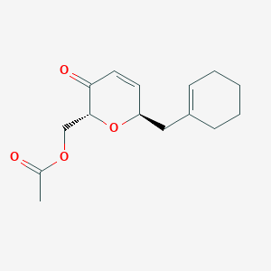 [(2R,6R)-2-(cyclohexen-1-ylmethyl)-5-oxo-2H-pyran-6-yl]methyl acetate