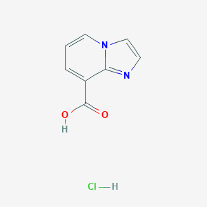 molecular formula C8H7ClN2O2 B116096 Imidazo[1,2-a]pyridine-8-carboxylic acid hydrochloride CAS No. 145335-90-6