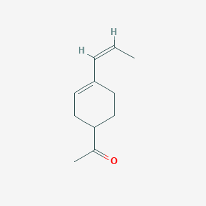 molecular formula C11H16O B011611 1-[4-[(Z)-Prop-1-enyl]cyclohex-3-en-1-yl]ethanone CAS No. 108338-49-4