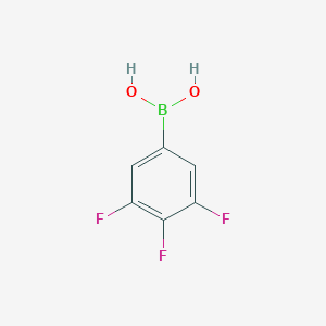 molecular formula C6H4BF3O2 B116110 3,4,5-Trifluorophenylboronic acid CAS No. 143418-49-9