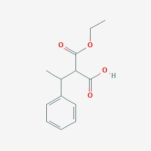 molecular formula C13H16O4 B116118 2-Ethoxycarbonyl-3-phenylbutanoic acid CAS No. 150881-63-3