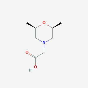 2-[(2R,6S)-2,6-dimethylmorpholin-4-yl]acetic acid