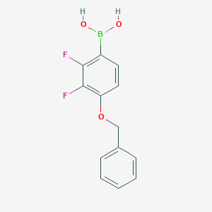 molecular formula C13H11BF2O3 B116127 4-(Benzyloxy)-2,3-difluorophenylboronic acid CAS No. 156635-87-9