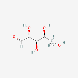 molecular formula C₄¹³CH₁₀O₅ B1161271 D-Ribose-13C-3 