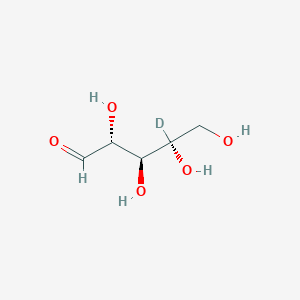 molecular formula C₅H₉DO₅ B1161274 D-Ribose-d-3 