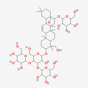 molecular formula C54H88O24 B116138 Clinoposaponin VIII CAS No. 152020-04-7