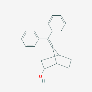 molecular formula C20H20O B011614 7-(Diphenylmethylene)bicyclo(2.2.1)heptan-2-ol CAS No. 100783-34-4
